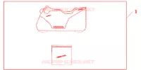 HOUSSE DE PROTECTION D'INTERIEUR pour Honda CBR 600 RR de 2008