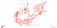 CLIGNOTANT pour Honda WAVE 110 front brake disk de 2012