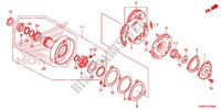 EMBRAYAGE UNIDIRECTIONNEL pour Honda WAVE 110 front brake disk de 2012