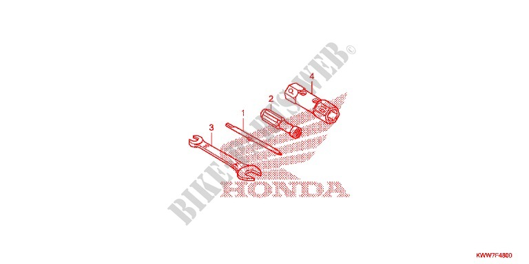OUTIL pour Honda WAVE 110 front brake disk de 2012