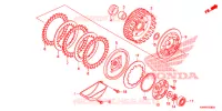 EMBRAYAGE pour Honda WAVE 110 disque frein avant de 2012