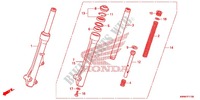 FOURCHE pour Honda WAVE 110 disque frein avant de 2012