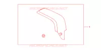 PROTECTION D'ECHAPPEMENT CARBONE pour Honda CBR 600 RR de 2009