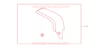 PROTECTION D'ECHAPPEMENT CARBONE pour Honda CBR 600 RR de 2010