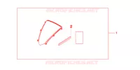 PARE BRISE pour Honda CBR 600 RR de 2010