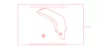 PROTECTION D'ECHAPPEMENT CARBONE pour Honda CBR 600 RR de 2010
