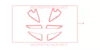 KIT DECO RACING pour Honda CBR 600 RR WHITE de 2010
