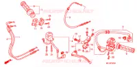 LEVIER DE GUIDON   CABLE   COMMODO pour Honda CBR 600 RR WHITE de 2010