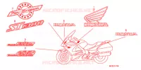 AUTOCOLLANTS pour Honda PAN EUROPEAN 1300 ABS de 2009