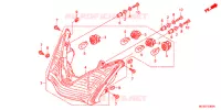 FEUX ARRIERE pour Honda PAN EUROPEAN 1300 ABS de 2009