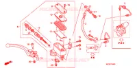 MAITRE CYLINDRE DE FREIN AVANT pour Honda PAN EUROPEAN 1300 ABS de 2009