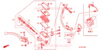 MAITRE CYLINDRE DE FREIN AVANT pour Honda PAN EUROPEAN 1300 ABS de 2011