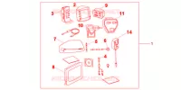SUPPORT GPS pour Honda PAN EUROPEAN 1300 ABS de 2011
