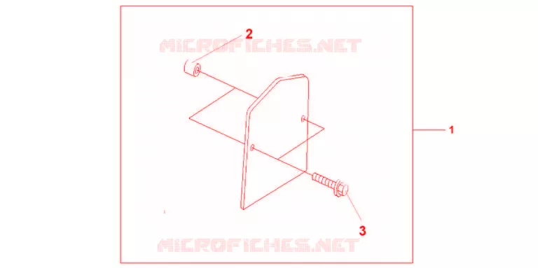 EMBLEME DOSSERET Honda MOTO 750 VT 2002  VT750DC2