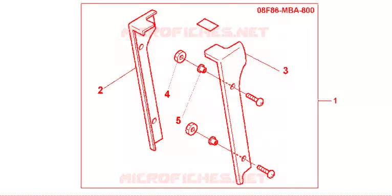 COUVERCLE DE RADIATEUR CHROME Honda MOTO 750 VT 2002  VT750DC2