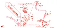 MAITRE CYLINDRE DE FREIN AVANT pour Honda VT 750 S de 2011