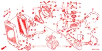 RADIATEUR pour Honda VT 750 S de 2011