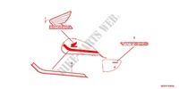 AUTOCOLLANTS pour Honda VT 750 S BLEUE de 2011