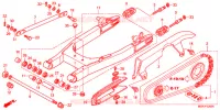 BRAS OSCILLANT pour Honda VT 750 S de 2011
