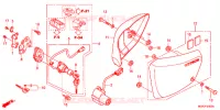 COUVERCLES LATERAUX pour Honda VT 750 S de 2011