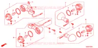 CLIGNOTANT pour Honda VT 750 S de 2011