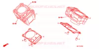 CYLINDRE pour Honda TRANSALP 700 de 2010