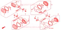 CLIGNOTANT pour Honda TRANSALP 700 de 2010