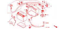 BATTERIE pour Honda TRANSALP 700 ABS de 2010