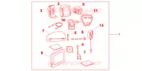 SUPPORT GPS pour Honda TRANSALP 700 ABS de 2010