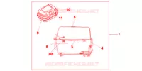 TOP CASE 45L (ON/OFF) pour Honda TRANSALP 700 ABS de 2010