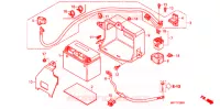 BATTERIE pour Honda TRANSALP 700 ABS de 2010