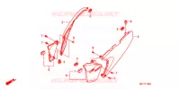 COUVERCLES LATERAUX pour Honda TRANSALP 700 ABS de 2010