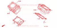 CYLINDRE pour Honda TRANSALP 700 ABS de 2010