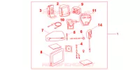 SUPPORT GPS pour Honda TRANSALP 700 ABS de 2010
