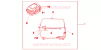 TOP CASE 45L (ON/OFF) pour Honda TRANSALP 700 ABS de 2010