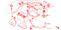 BATTERIE pour Honda TRANSALP 700 ABS de 2010
