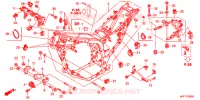 CADRE pour Honda TRANSALP 700 ABS de 2010