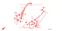 COUVERCLES LATERAUX pour Honda TRANSALP 700 ABS de 2010
