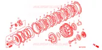 EMBRAYAGE pour Honda TRANSALP 700 ABS de 2010