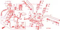 GUIDON   TE DE FOURCHE pour Honda TRANSALP 700 ABS de 2010
