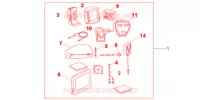 SUPPORT GPS pour Honda TRANSALP 700 ABS de 2010