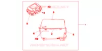 TOP CASE 45L (ON/OFF) pour Honda TRANSALP 700 ABS de 2010
