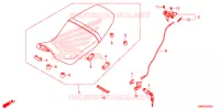 SELLE pour Honda MSX 125 de 2013