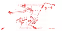 PEDALE pour Honda XL 1000 VARADERO de 2003