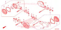 CLIGNOTANT pour Honda CB 600 F HORNET ABS 34HP de 2013