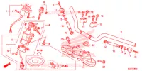 GUIDON   TE DE FOURCHE pour Honda CB 600 F HORNET ABS 34HP de 2013