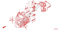 PHARE pour Honda CROSSRUNNER 800 GREY de 2012