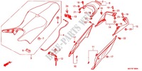 SELLE   CARENAGE ARRIERE pour Honda CROSSRUNNER 800 GREY de 2012
