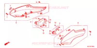 COUVERCLES LATERAUX pour Honda CROSSRUNNER 800 GREY de 2012
