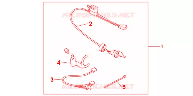 KIT PRISE 12V Honda MOTO 800 CROSSRUNNER 2012  VFR800XC